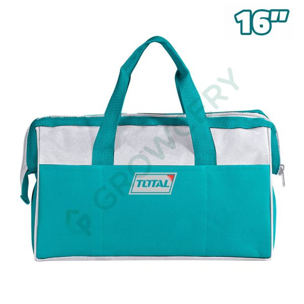 กระเป๋าเก็บเครื่องมือช่าง กระเป๋าช่างอเนกประสงค์ ขนาด 16 นิ้ว ยี่ห้อ Total รุ่น THT26161