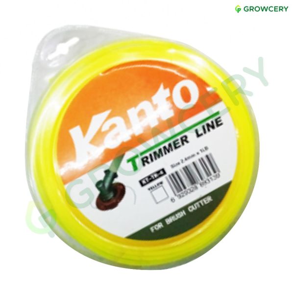 เส้นเอ็นตัดหญ้า เหลี่ยม 2.4 มิล 1 ปอนด์ KANTO KT-TR-4