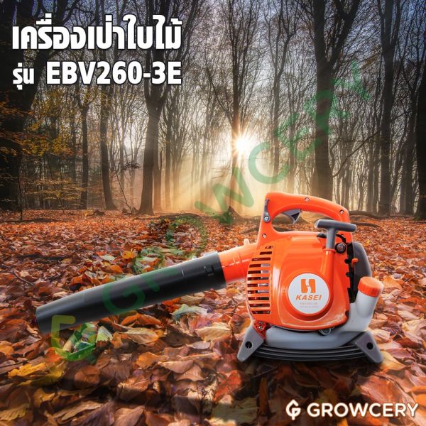 เครื่องเป่าพ่นลม เป่าใบไม้ KASEI EBV260-3E