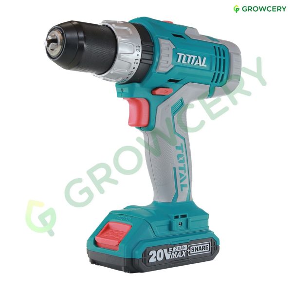 สว่านกระแทกแบตเตอรี่ไร้สาย 1/2 นิ้ว (13 mm) 20V Total TIDLI-2003