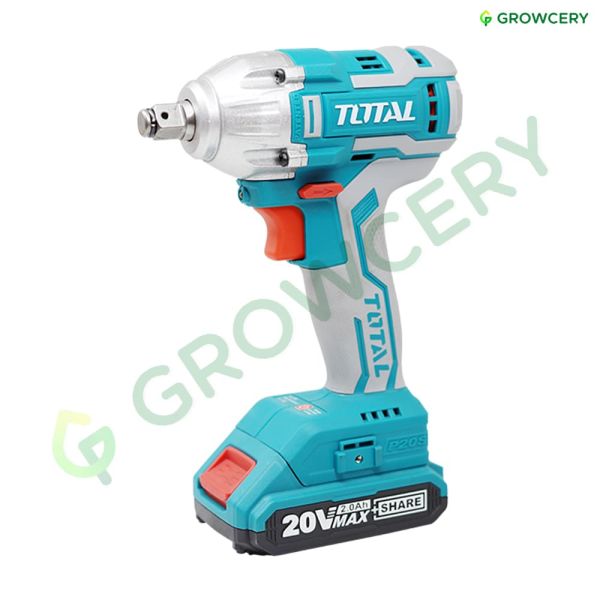 ชุดบล็อกแบตเตอรี่ไร้สาย 1/2 20V Total TIWLI-2001