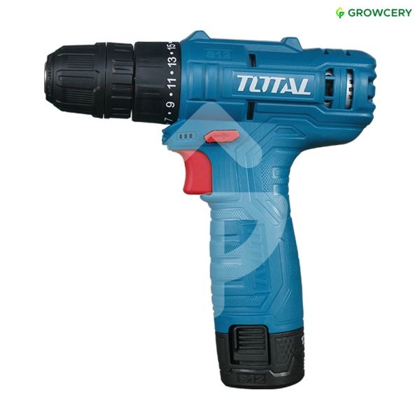 สว่านแบตเตอรี่ไร้สาย 12V TOTAL TDLI1241( Lithium-lon Cordless Driver )