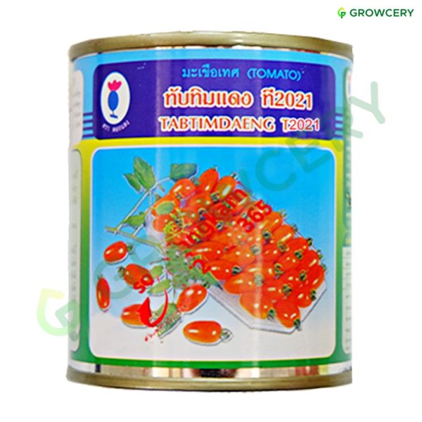 มะเขือเทศทับทิม ตราเพื่อนเกษตร ขนาด 20 ก. (กระป๋อง)