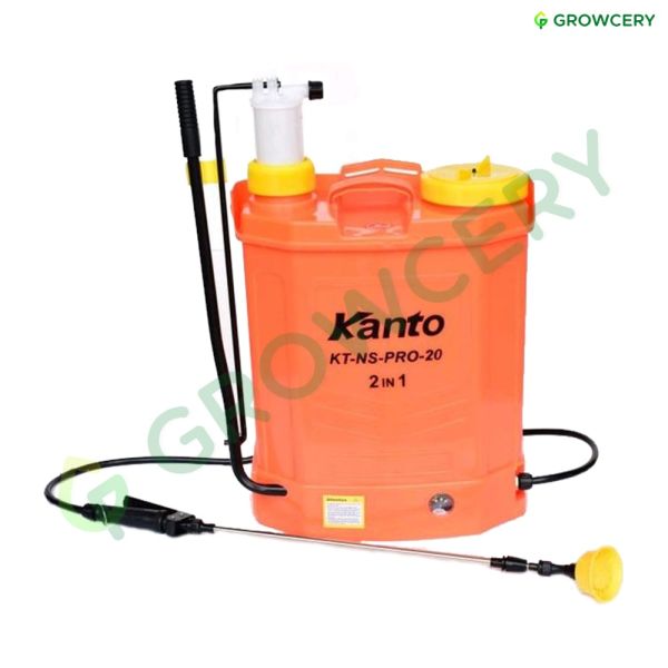 เครื่องฉีดพ่นยาแบบแบตเตอรี่สะพายหลัง 20 ลิตร KANTO 2in1 KT-NS-PRO20